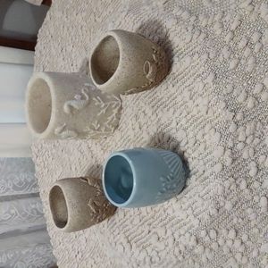 Set of 4 coastal containers